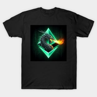 Ethereum Crypto Currency Dragon T-Shirt